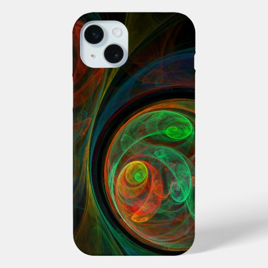 Rebirth Green Abstrakt Art Case-Mate iPhone Hülle (Rückseite)