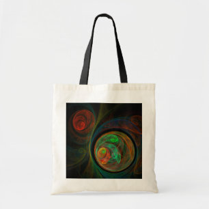 Rebirth Green Abstrakt Art Toag Tragetasche