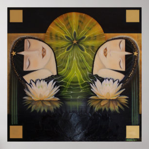 REBIRTH_ Malerei von Adela Stefanov Poster