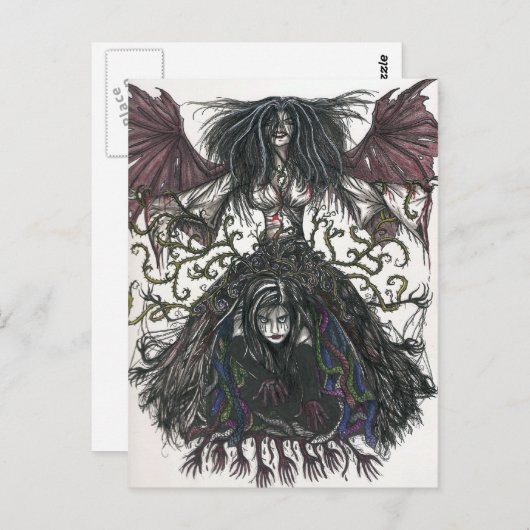 Rebirth Postcard Postkarte (Vorne/Hinten)