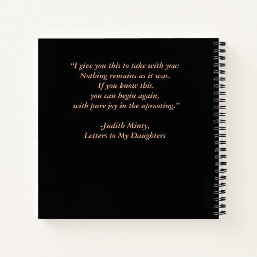 Rebirth Spiral Notebook Notizblock (Rückseite)