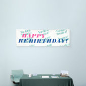 Rebirthday | Banner zum Krebsüberleben (Messeveranstaltung)