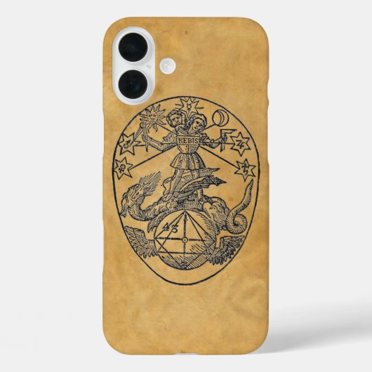 Rebis-Hermaphrodit-Symbol Case-Mate iPhone Hülle (Rückseite)