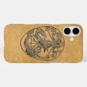 Rebis-Hermaphrodit-Symbol Case-Mate iPhone Hülle (Rückseite (Horizontal))