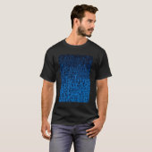 Reboot III BLUE Computer Circuit Board Muster-Klas T-Shirt (Vorne ganz)