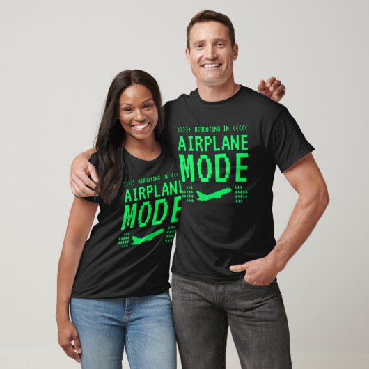 Reboot Screen Airplane Mode T-Shirt (Unisex)