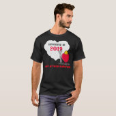 Rebooted in 2019 Heart Attack Survivor Gift Idea _ T-Shirt (Vorne ganz)