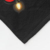 Rebooting Funny Santa's Tech Suprt Christmas Compu Fleecedecke (Ecke)