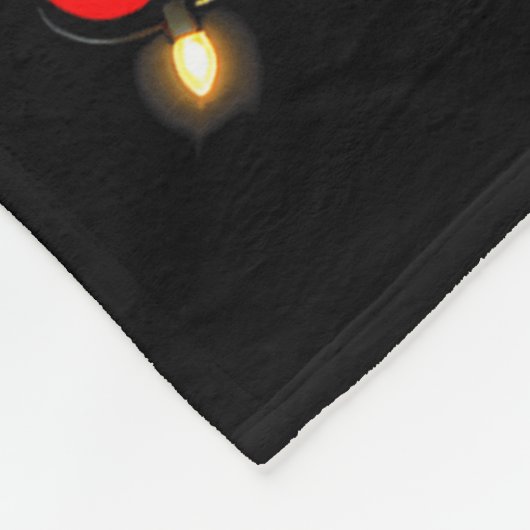 Rebooting Funny Santa's Tech Suprt Christmas Compu Fleecedecke (Ecke)