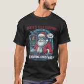 Rebooting Tech Support Santa s Lover T-Shirt (Vorderseite)