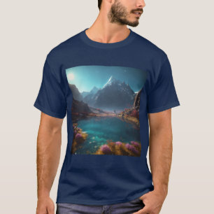 "Reborn in Lake World Graphic T - Shirt" T-Shirt