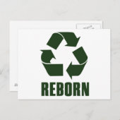 Reborn Postkarte (Vorne/Hinten)