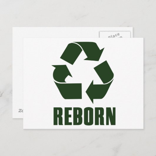 Reborn Postkarte (Vorne/Hinten)