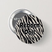 Reborn-Puppe Bitte vor Berührung fragen Button (Vorne & Hinten)