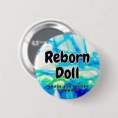 Reborn-Puppe Bitte vor Berührung fragen Button (Vorne & Hinten)