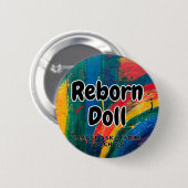 Reborn-Puppe Bitte vor Berührung fragen Button (Vorne & Hinten)