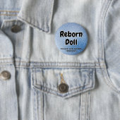 Reborn-Puppe Button Bitte vor Berührung fragen (Beispiel)