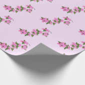 Rebstöcke von Bougainvillea mit individuellem Hint Geschenkpapier (Ecke)