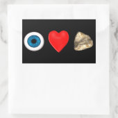 Rebus für Physiker Rechteckiger Aufkleber (Tasche)