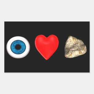 Rebus für Physiker Rechteckiger Aufkleber