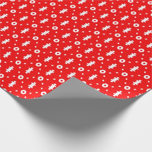 Rec Modern Mud Cloud Pattern Wrapping Paper Geschenkpapier (Ecke)