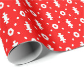 Rec Modern Mud Cloud Pattern Wrapping Paper Geschenkpapier (Rolleneckpunkt)