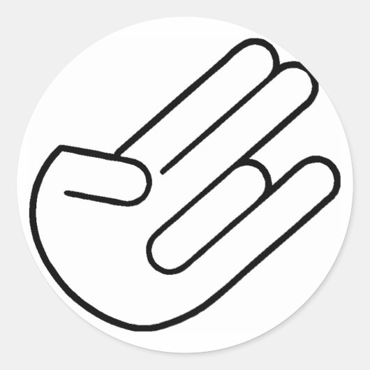 REC RUNDER AUFKLEBER (Vorderseite)