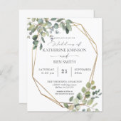 REC Rustic Eukalyptus & Gold Frame Wedding (Vorne/Hinten)