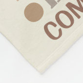REC Word Art Neutrals Coole Personalisierte Fleecedecke (Ecke)