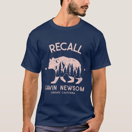 Recall Gavin Newsom T- T-Shirt (Vorderseite)