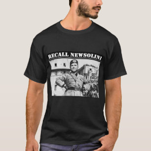 Recall Newsolini - Recall Gavin Newsom - Gerettet  T-Shirt