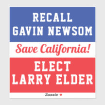 Recall Newsom Elect Larry Elder Rettete Kalifornie