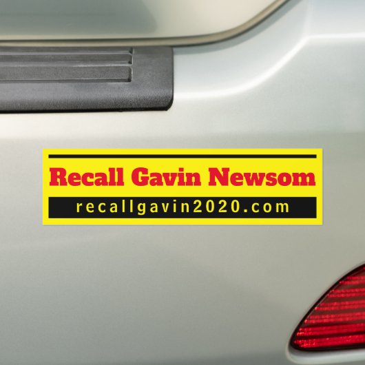 Recallgavin2020 bumpersticker autoaufkleber (Auf Auto)