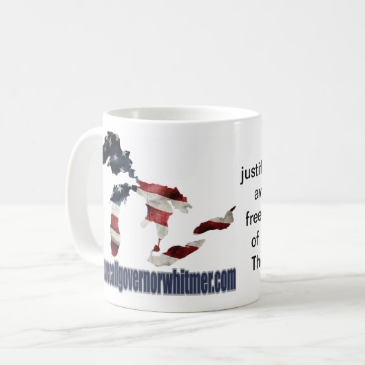 recallGovernorwhitmer.com Tasse (Vorderseite Links)