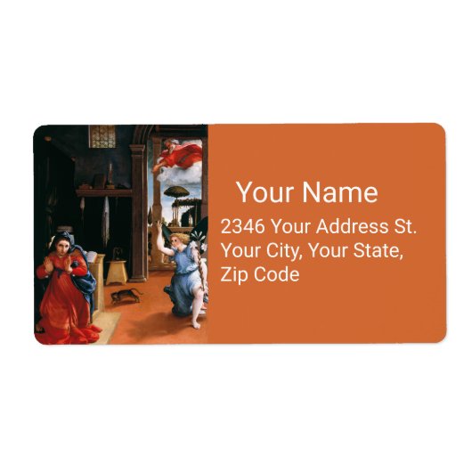 RECANATI ANNUNCIATION by Lorenzo Lotto (Vorne)