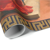 RECANATI ANNUNCIATION by Lorenzo Lotto Geschenkpapier (Rolleneckpunkt)