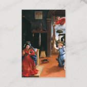 RECANATI ANNUNCIATION by Lorenzo Lotto Visitenkarte (Rückseite)