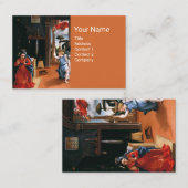 RECANATI ANNUNCIATION by Lorenzo Lotto Visitenkarte (Vorne/Hinten)