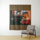 RECANATI ANNUNCIATION by Lorenzo Lotto Wandteppich (Beispiel)