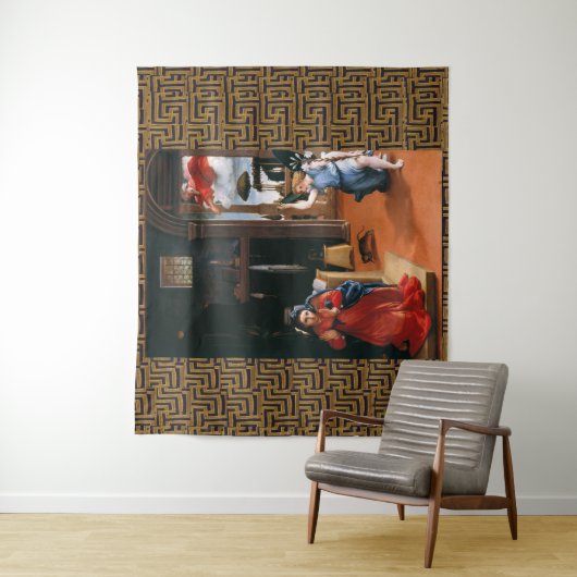 RECANATI ANNUNCIATION by Lorenzo Lotto Wandteppich (Beispiel)