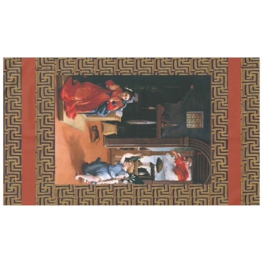 RECANATI ANNUNCITION by Lorenzo Lotto Tischdecke (Vorderseite (Horizontal))