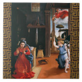 RECANATI ANNUNCITION VON LORENZO LOTTO FLIESE (Vorderseite)