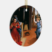 RECANATI ANNUNCITION VON LORENZO LOTTO KERAMIK ORNAMENT (Rechts)