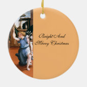 RECANATI ANNUNCITION VON LORENZO LOTTO KERAMIK ORNAMENT (Hinten)