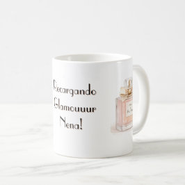 Recargando Glamour Nena Funny Pink Purse Perfume Kaffeetasse