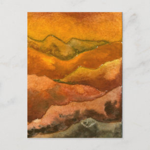 "Receading Hills #2" Country Roads Postkarte