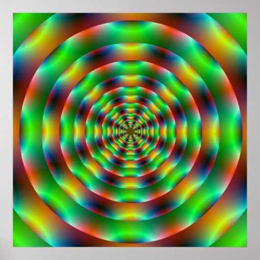 Receding Rings Poster (Vorne)