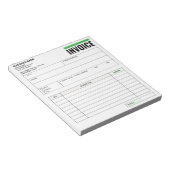 Receipt Books, Invoice Booklet for Small Business Notizblock (angewinkelt)