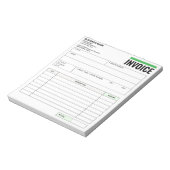 Receipt Books, Invoice Booklet for Small Business Notizblock (Rotiert)