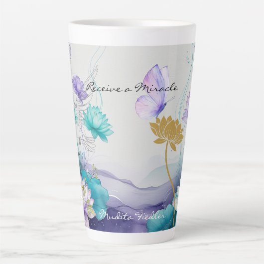 Receive A Miracle-Latte Mug Milchtasse (Vorderseite)